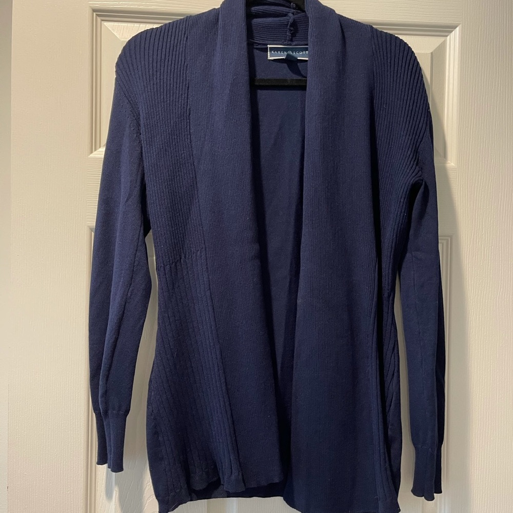 Navy sweater